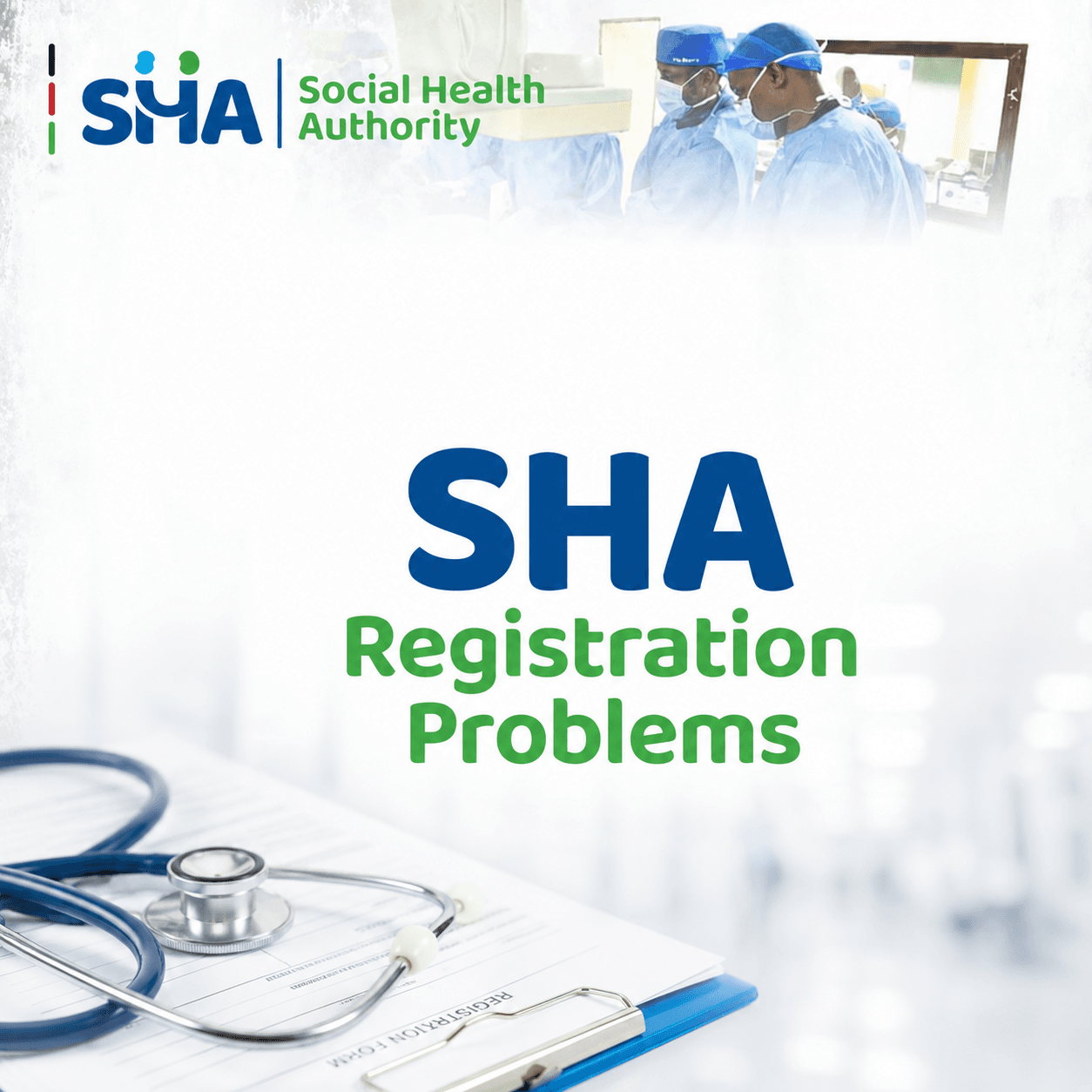 Common SHA registration problems Kenya applicants see on the eligibility.sha.go.ke portal